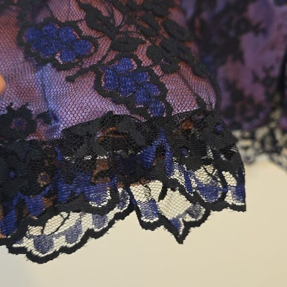 Orna Farho Paris Lace vintage Blazer size 44T (Large US) - Picture 3 of 11